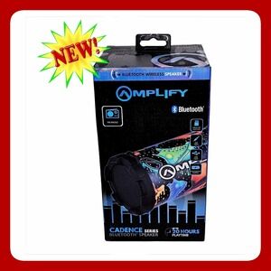 Amplify Cadence Series Bluetooth Speaker PEP-3200-SH Portable Wireless Audio New